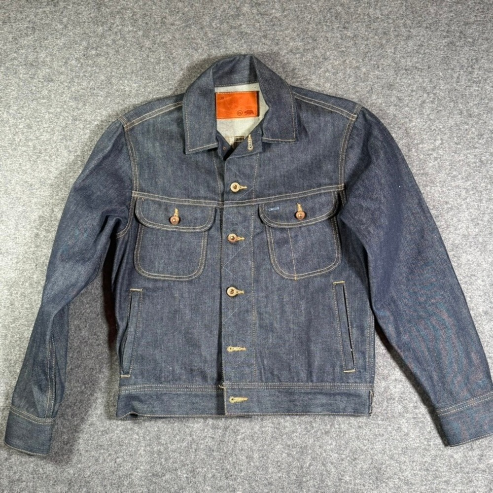 Taylor Stitch Long Haul Jacket Indigo Denim Trucker Mens 38 Sz Small Workwear